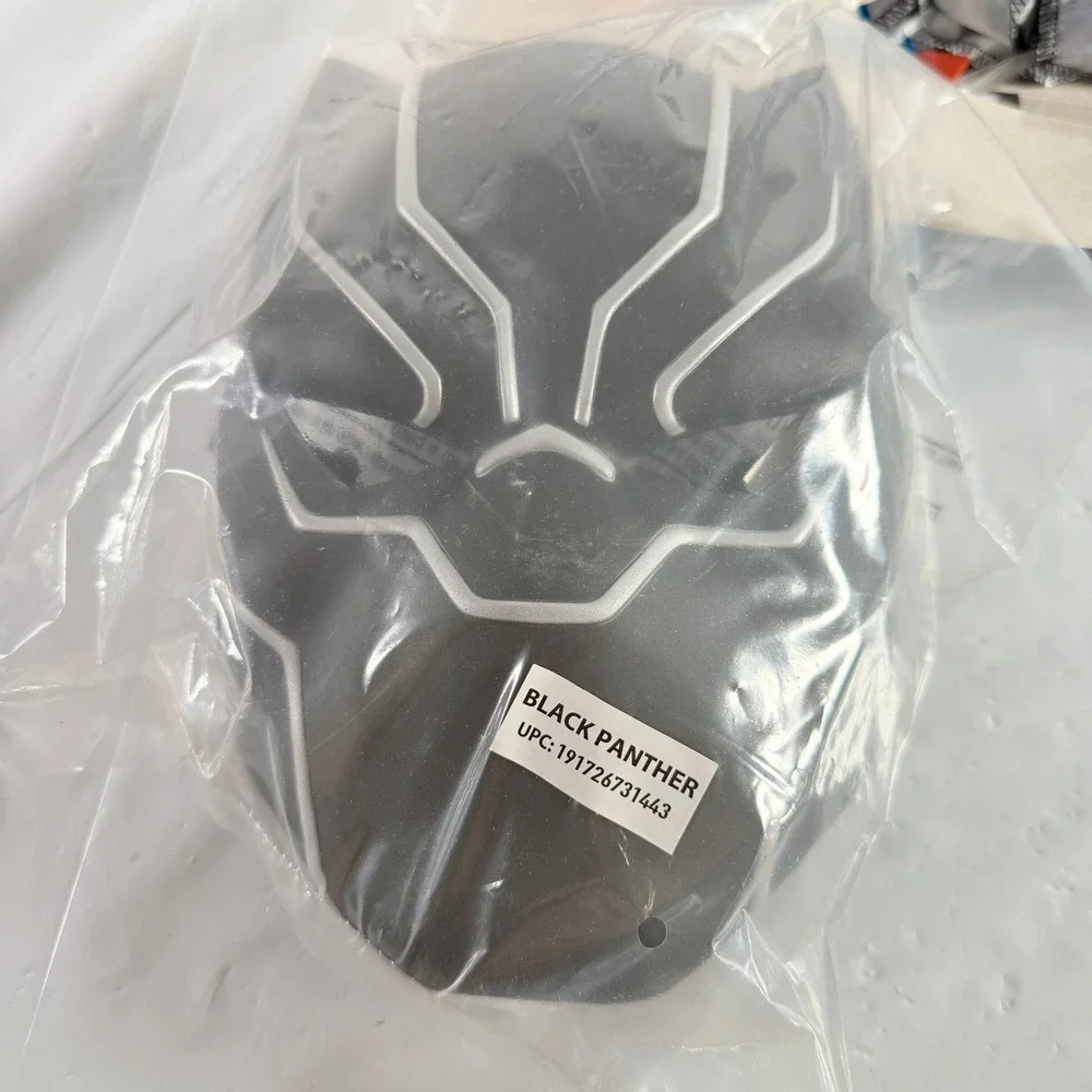 Marvel Black Panther Costume Kids Medium 8 Padded Jumpsuit Mask Jazwares